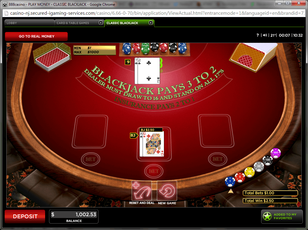 Casino 888 Gratis Blackjack